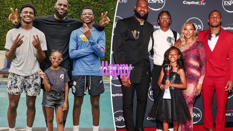 LeBron James 3 Kids