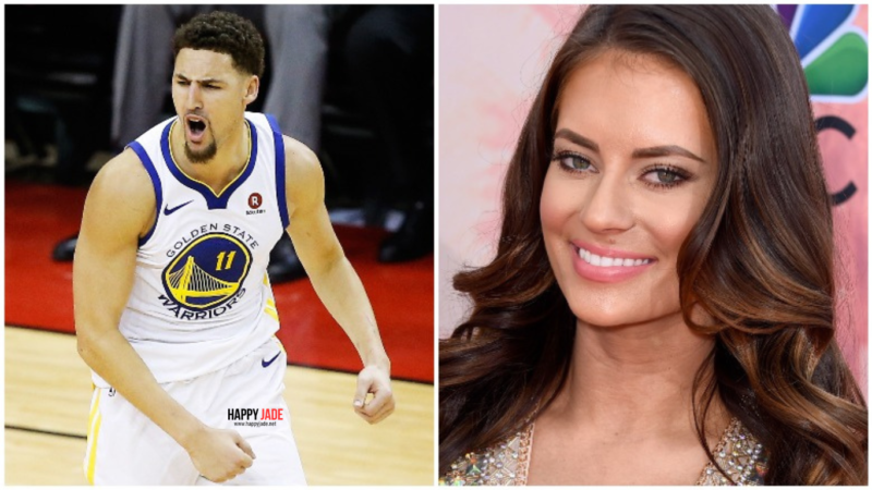 Klay Thompson Dating happy jade