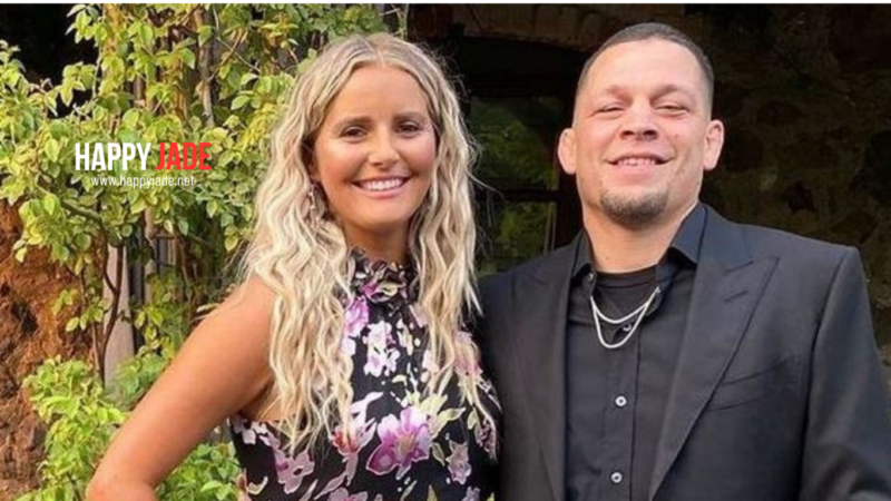 Nate Diaz Wife happy jade