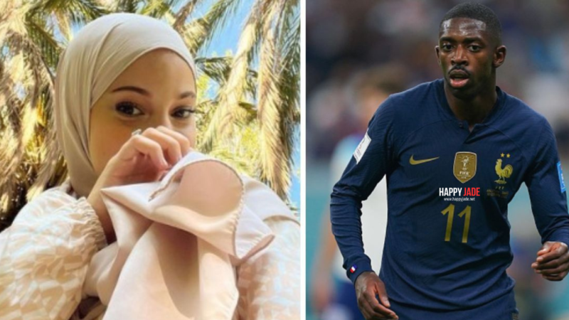 Ousmane Dembele Wife happy jade