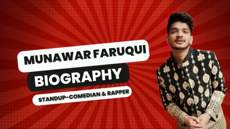 Munawar Faruqui Biography